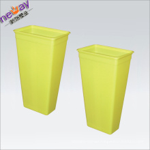 2016 Yellow Color Wholesale Manufacturer Plastic Disposable Trash Can